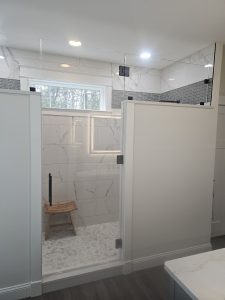 frameless glass shower enclosure denton maryland